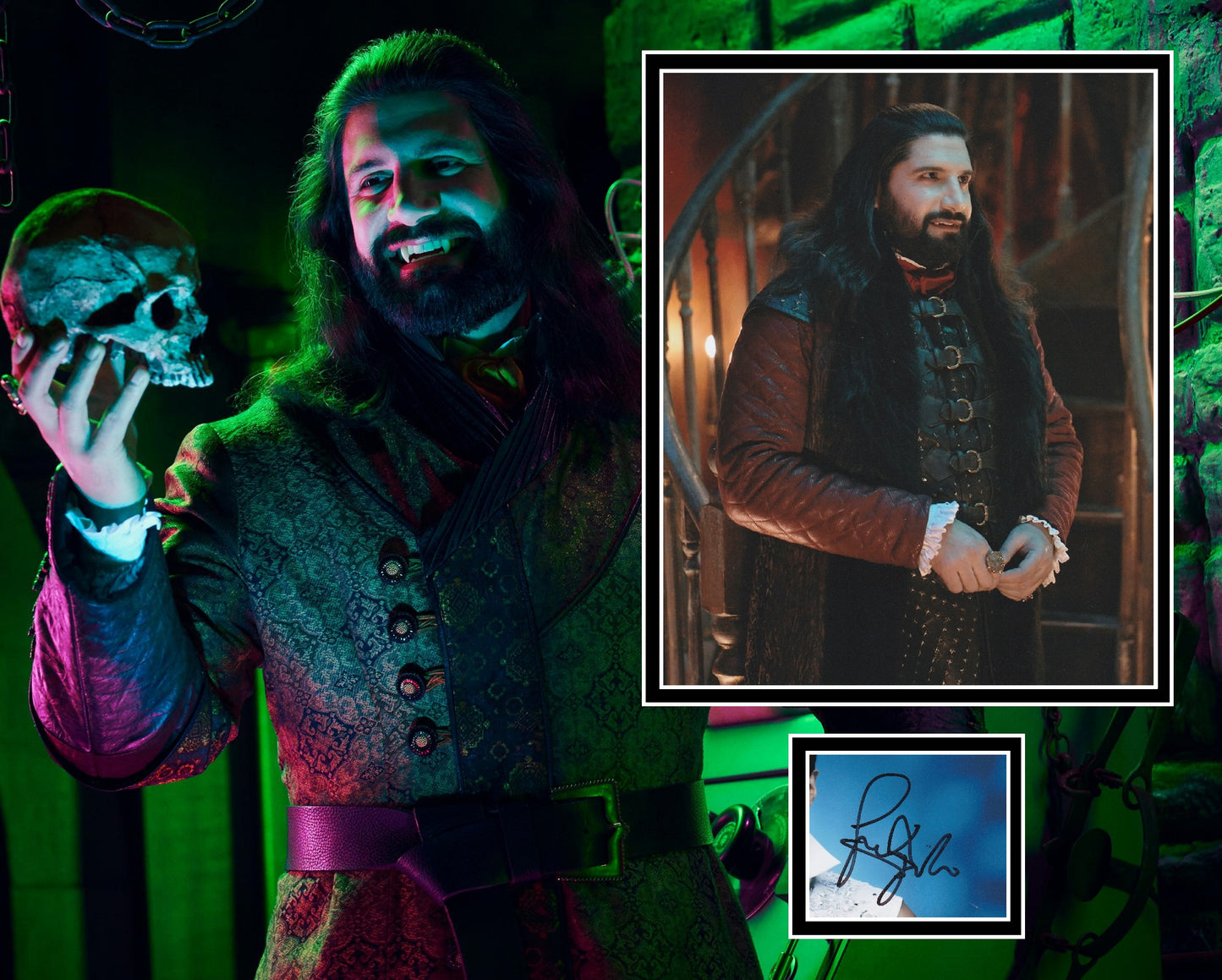 KAYVAN NOVAK SIGNED WHAT WE DO IN THE SHADOWS PHOTO MOUNT