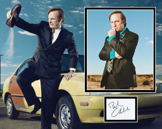 BOB ODENKIRK SIGNED BETTER CALL SAUL PHOTO MOUNT