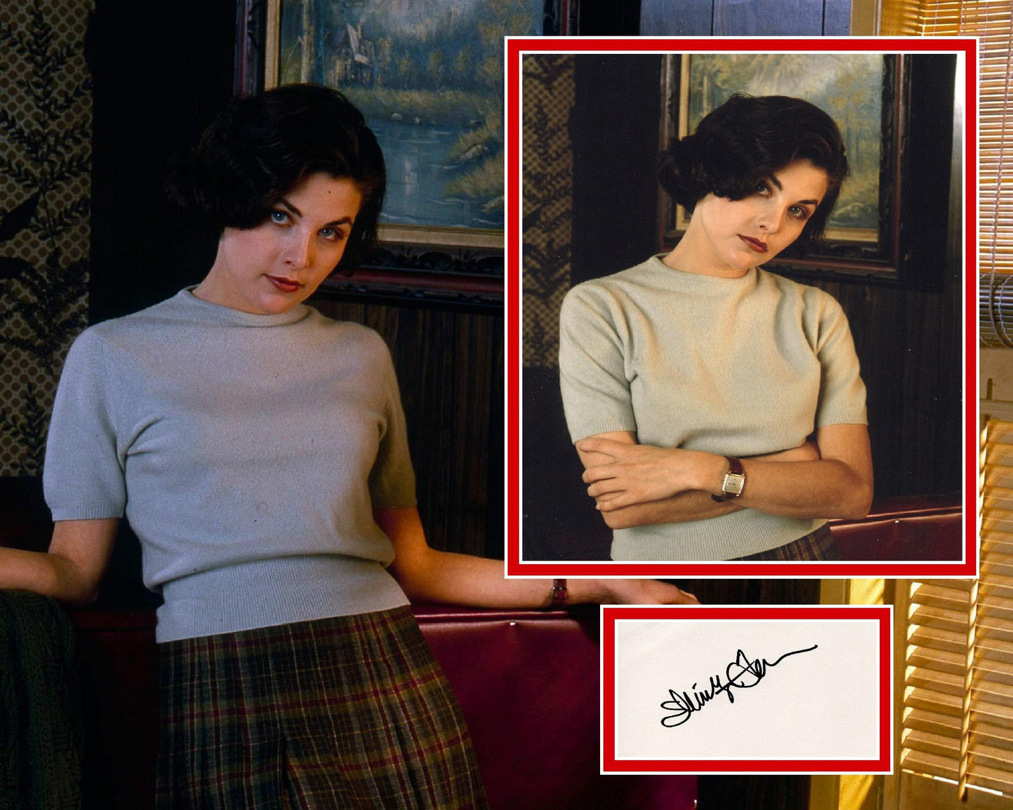 SHERILYN FENN SIGNED TWIN PEAKS PHOTO MOUNT