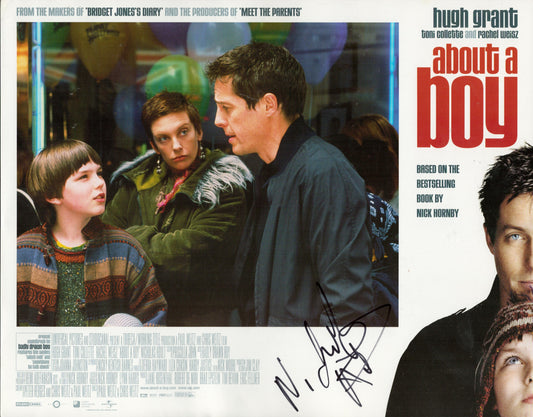 NICHOLAS HOULT SIGNED LARGE ABOUT A BOY PHOTO (1)