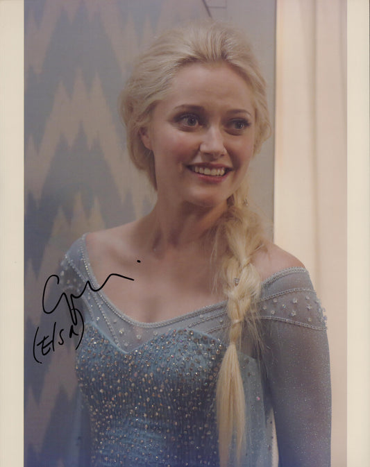 GEORGINA HAIG SIGNED LARGE 14X11 ONCE UPON A TIME PHOTO (1)