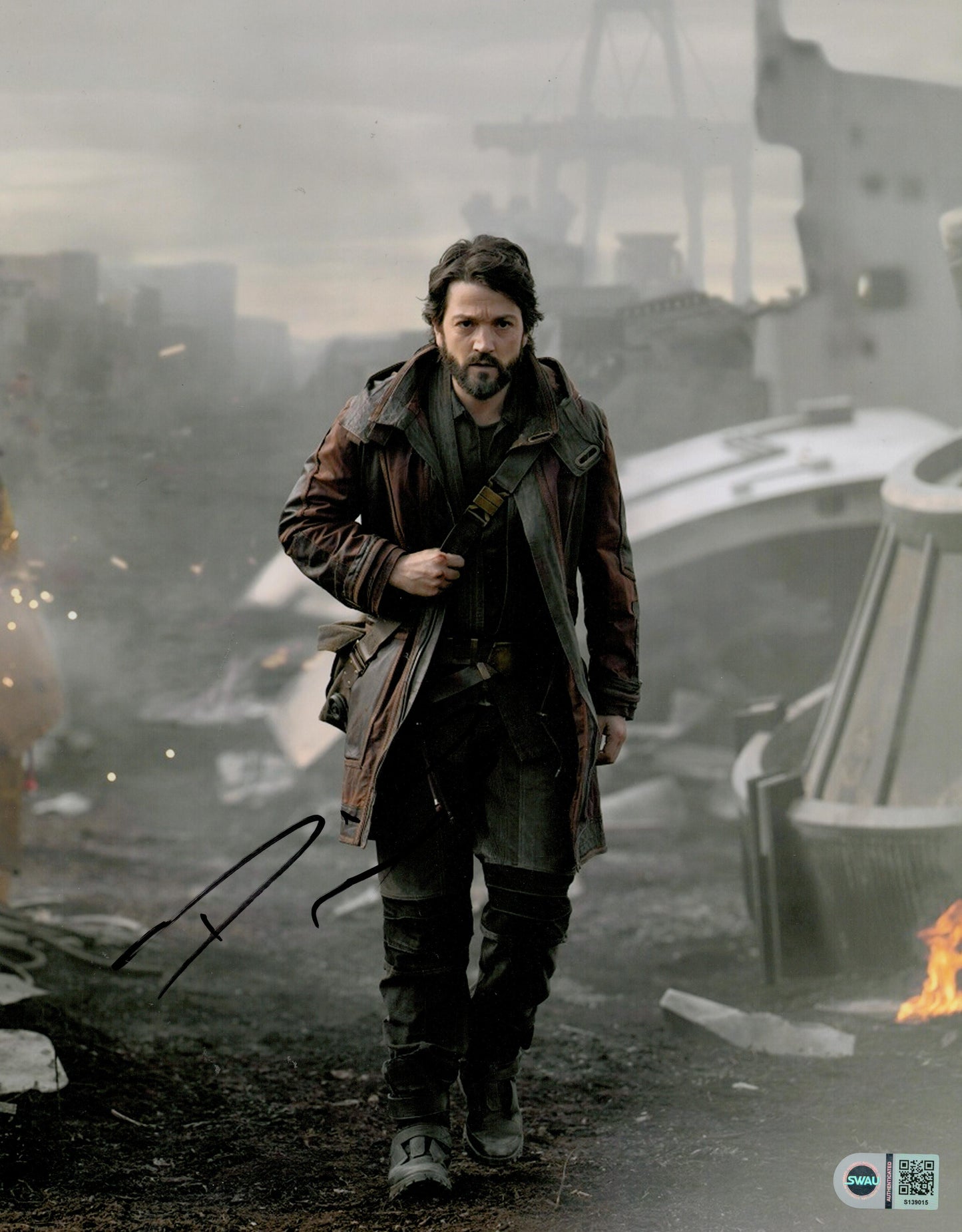 DIEGO LUNA SIGNED ANDOR 14X11 PHOTO ALSO SWAU