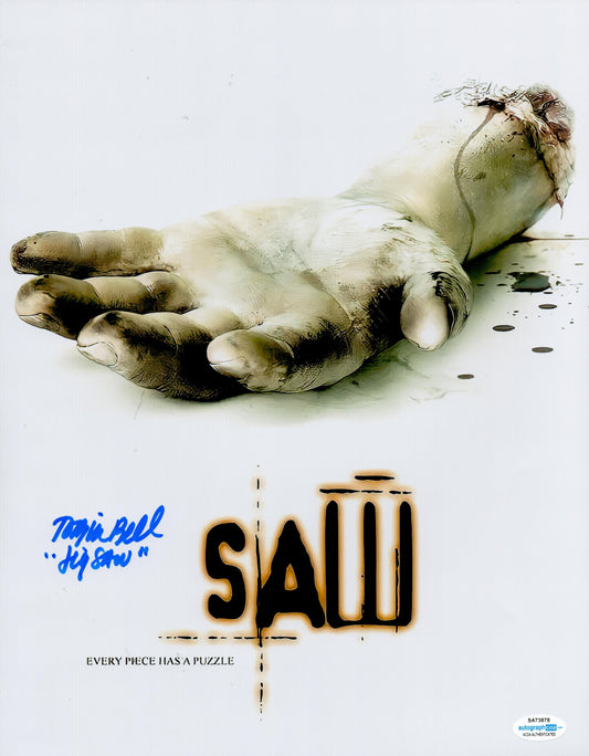 TOBIN BELL SIGNED SAW 14X11 PHOTO ACOA