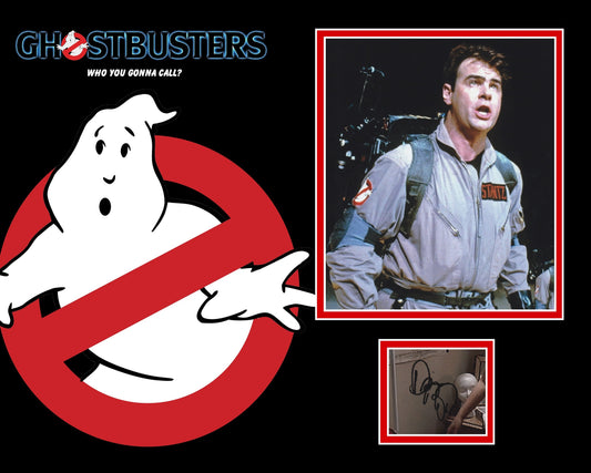 DAN AYKROYD SIGNED GHOSTBUSTERS PHOTO MOUNT