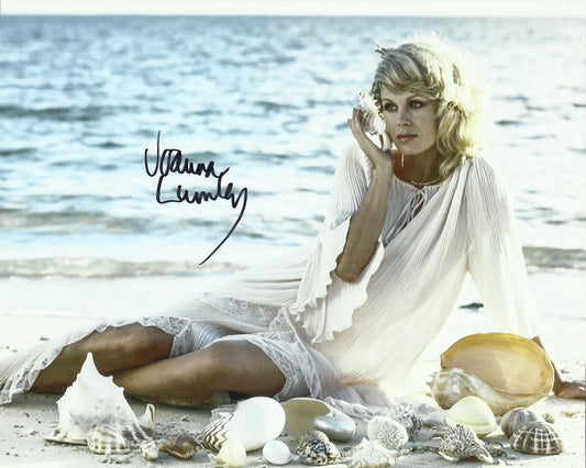 JOANNA LUMLEY SIGNED SEXY 10X8 PHOTO (2)