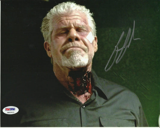 RON PERLMAN SIGNED SONS OF ANARCHY 8X10 PHOTO (1) PSA/DNA COA