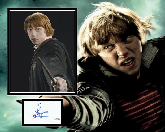 RUPERT GRINT SIGNED HARRY POTTER PHOTO MOUNT ALSO ACOA