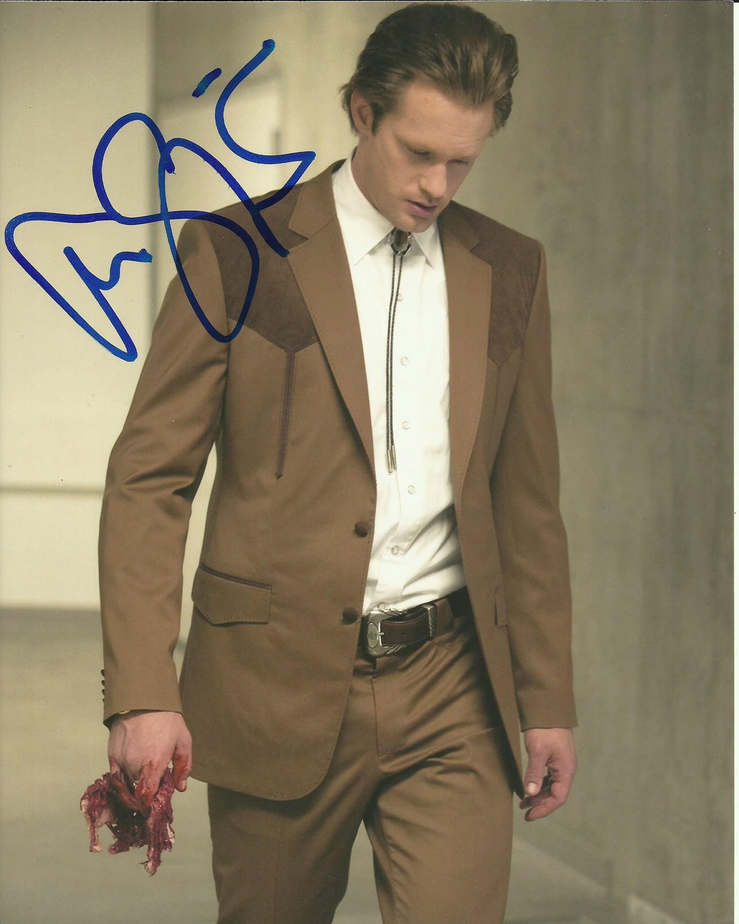 ALEXANDER SKARSGARD SIGNED TRUE BLOOD 8X10 PHOTO (1)