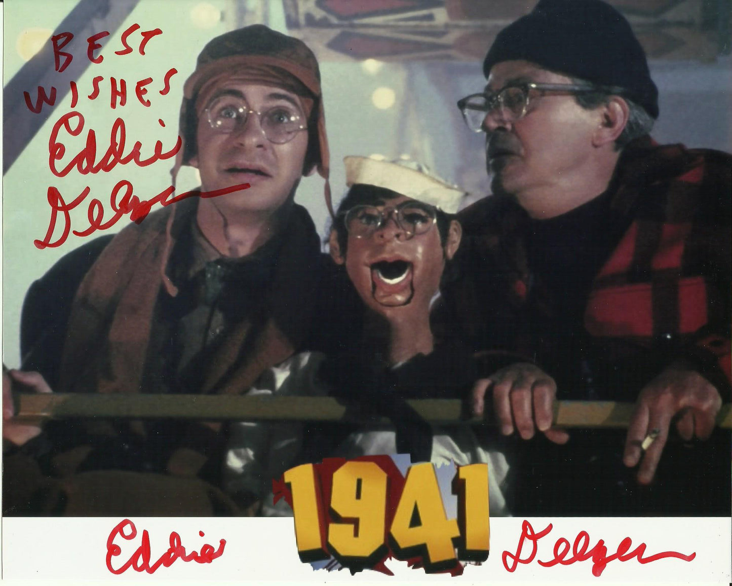 EDDIE DEEZEN SIGNED 1941 8X10 PHOTO