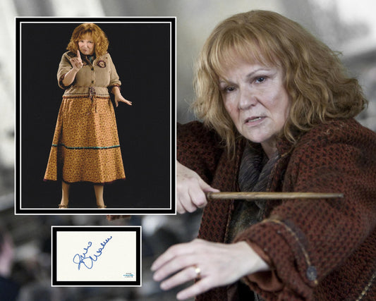 JULIE WALTERS SIGNED HARRY POTTER PHOTO MOUNT ALSO ACOA