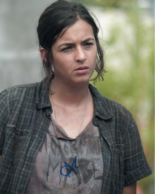 ALANNA MASTERSON SIGNED THE WALKING DEAD 10X8 PHOTO (1)