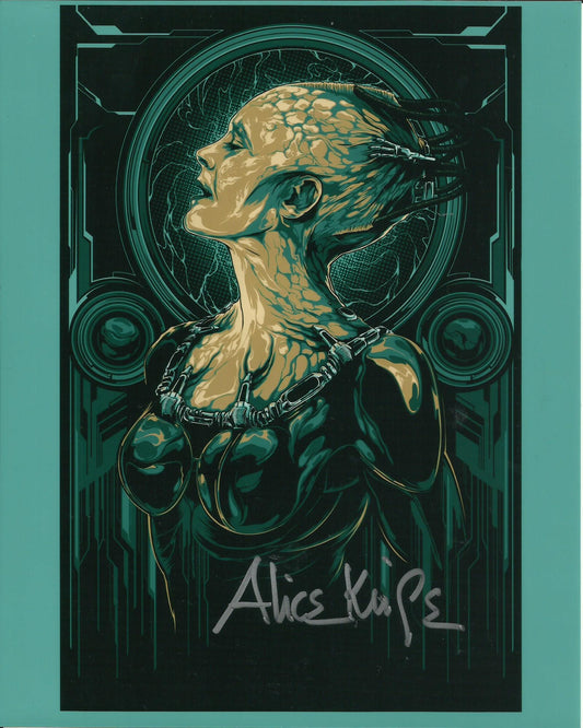 ALICE KRIGE SIGNED STAR TREK 8X10 PHOTO (4)