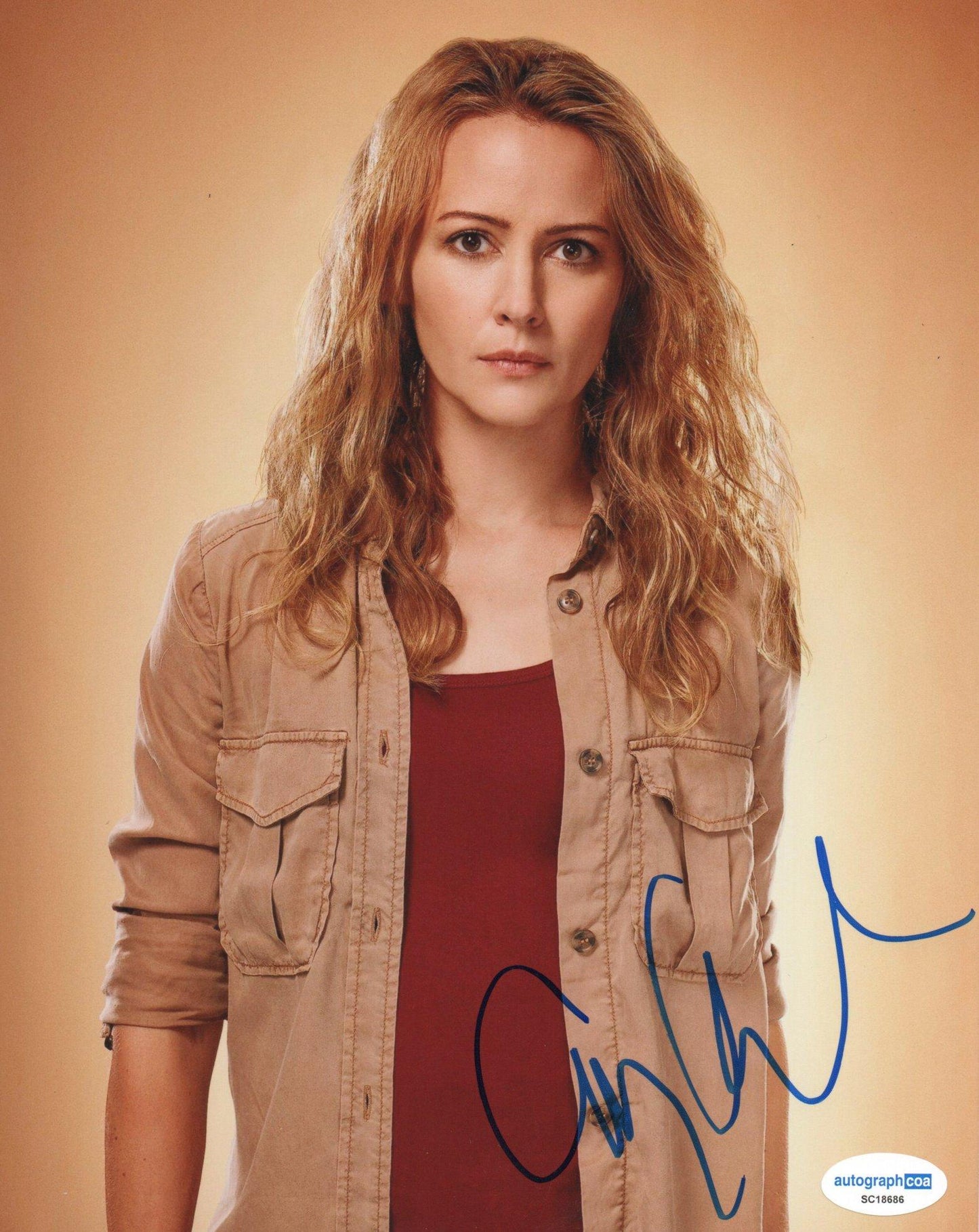 AMY ACKER SIGNED SEXY 10X8 PHOTO (1) ALSO ACOA