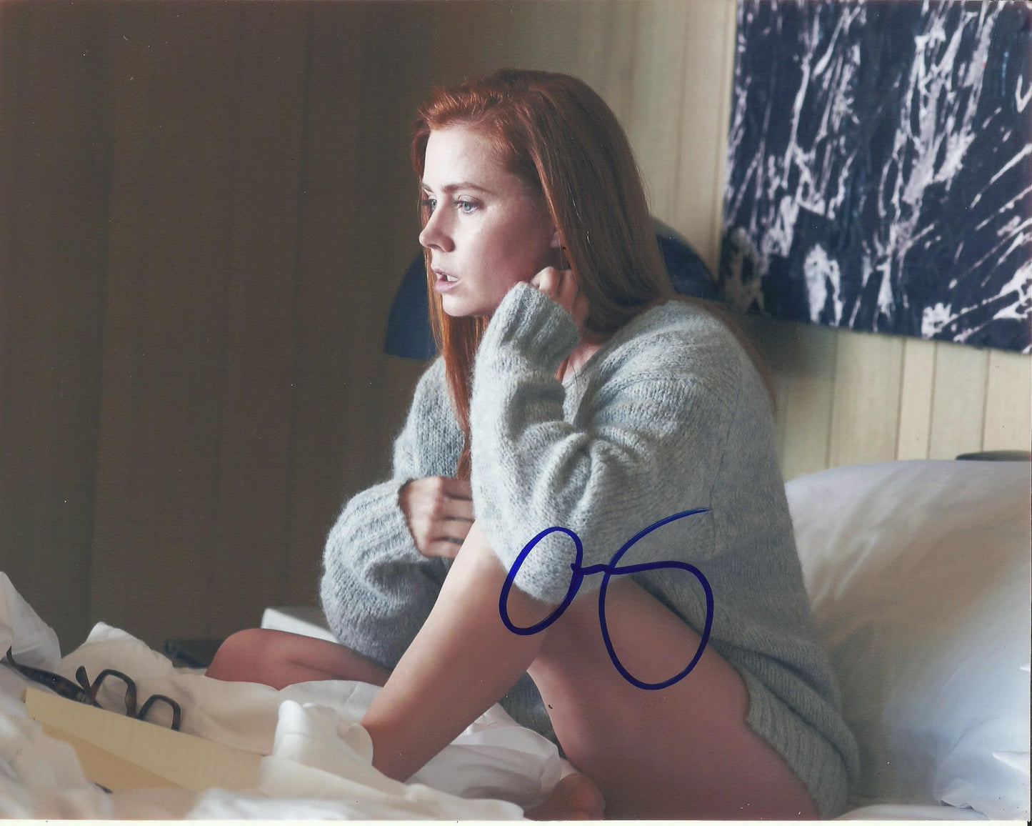 AMY ADAMS SIGNED SEXY 10X8 PHOTO (4)
