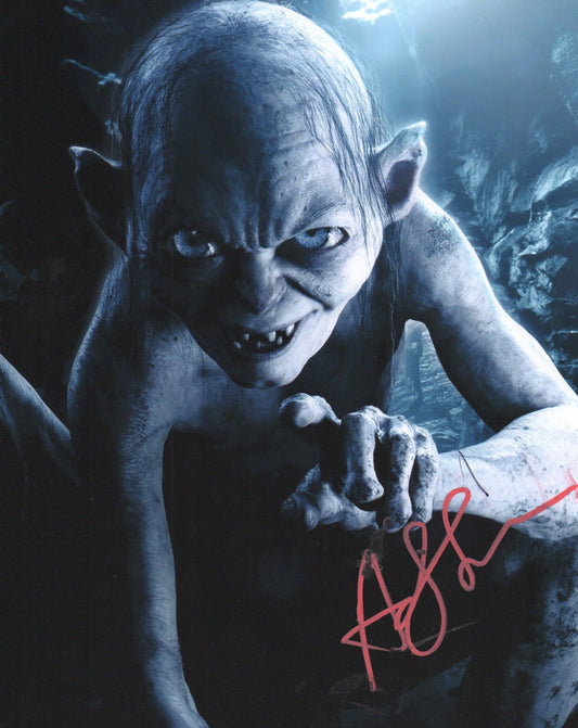 ANDY SERKIS SIGNED LORD OF THE RINGS / HOBBIT 8X10 PHOTO (1)