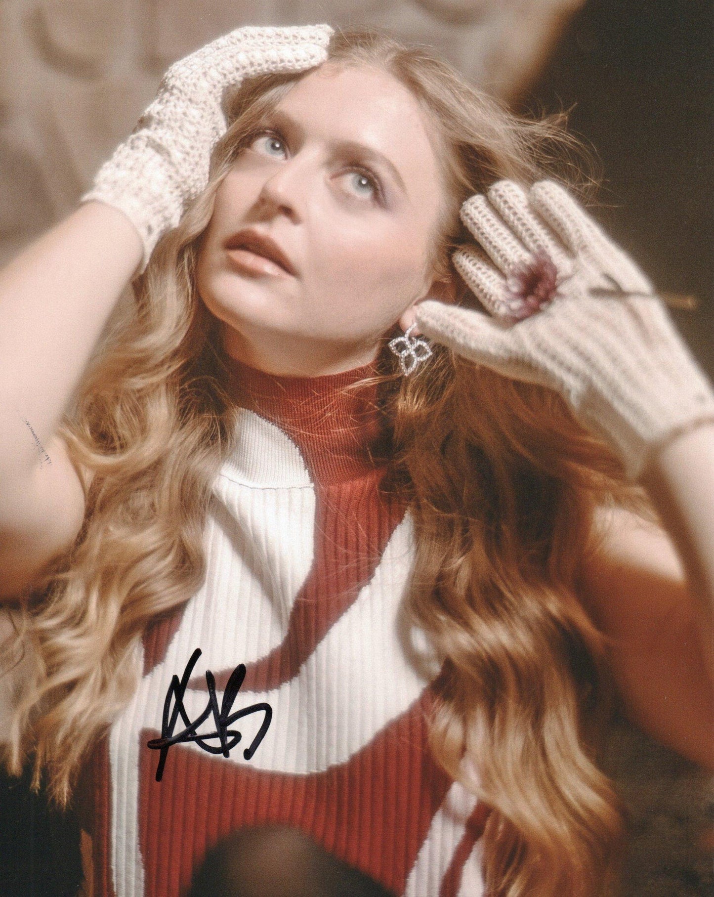 ANNA BARYSHNIKOV SIGNED SEXY 10X8 PHOTO (2)