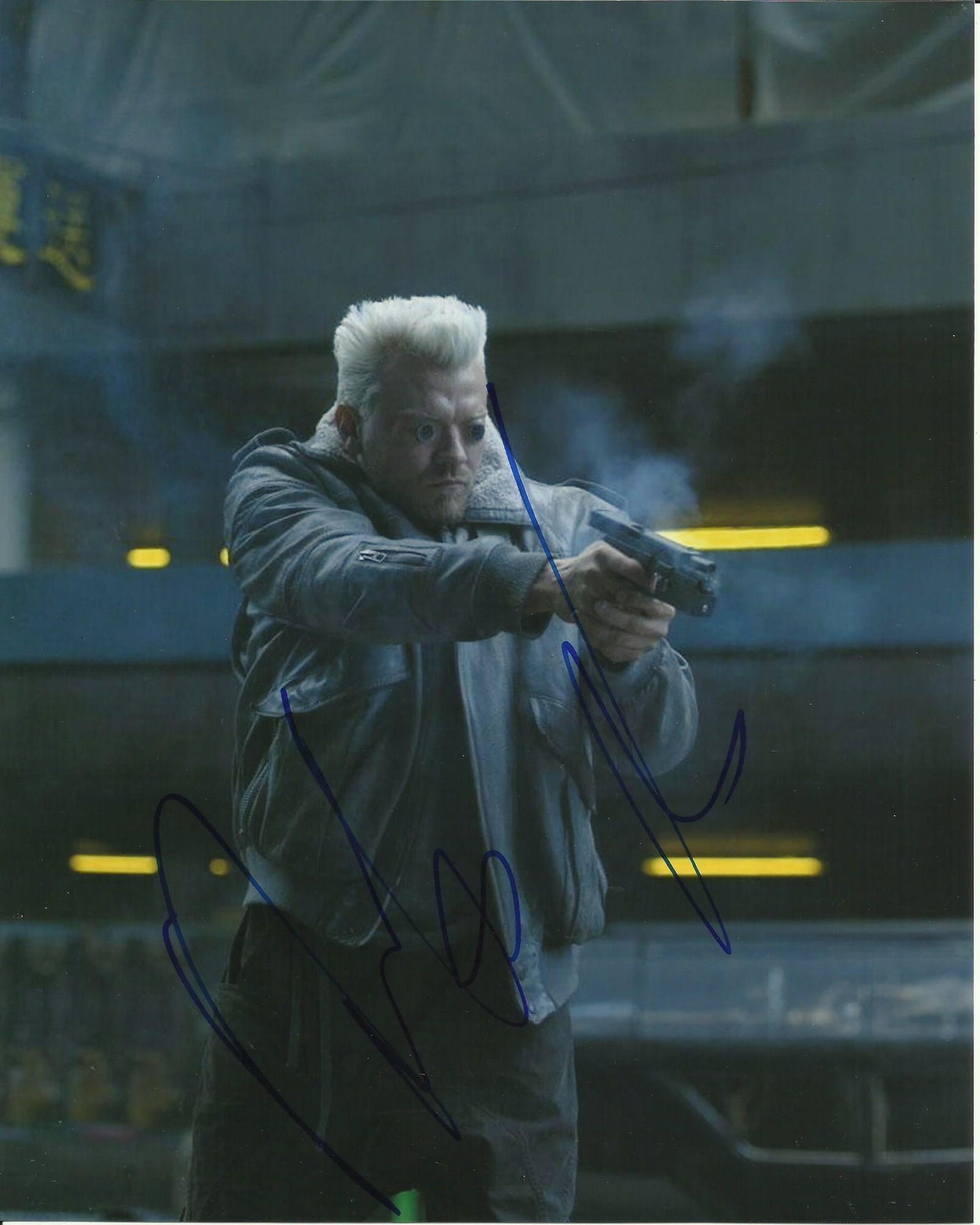PILOU ASBAEK SIGNED GHOST IN THE SHELL 8X10 PHOTO