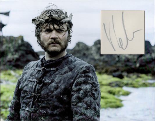 PILOU ASBAEK SIGNED 14X11 GAME OF THRONES PHOTO MOUNT (2)