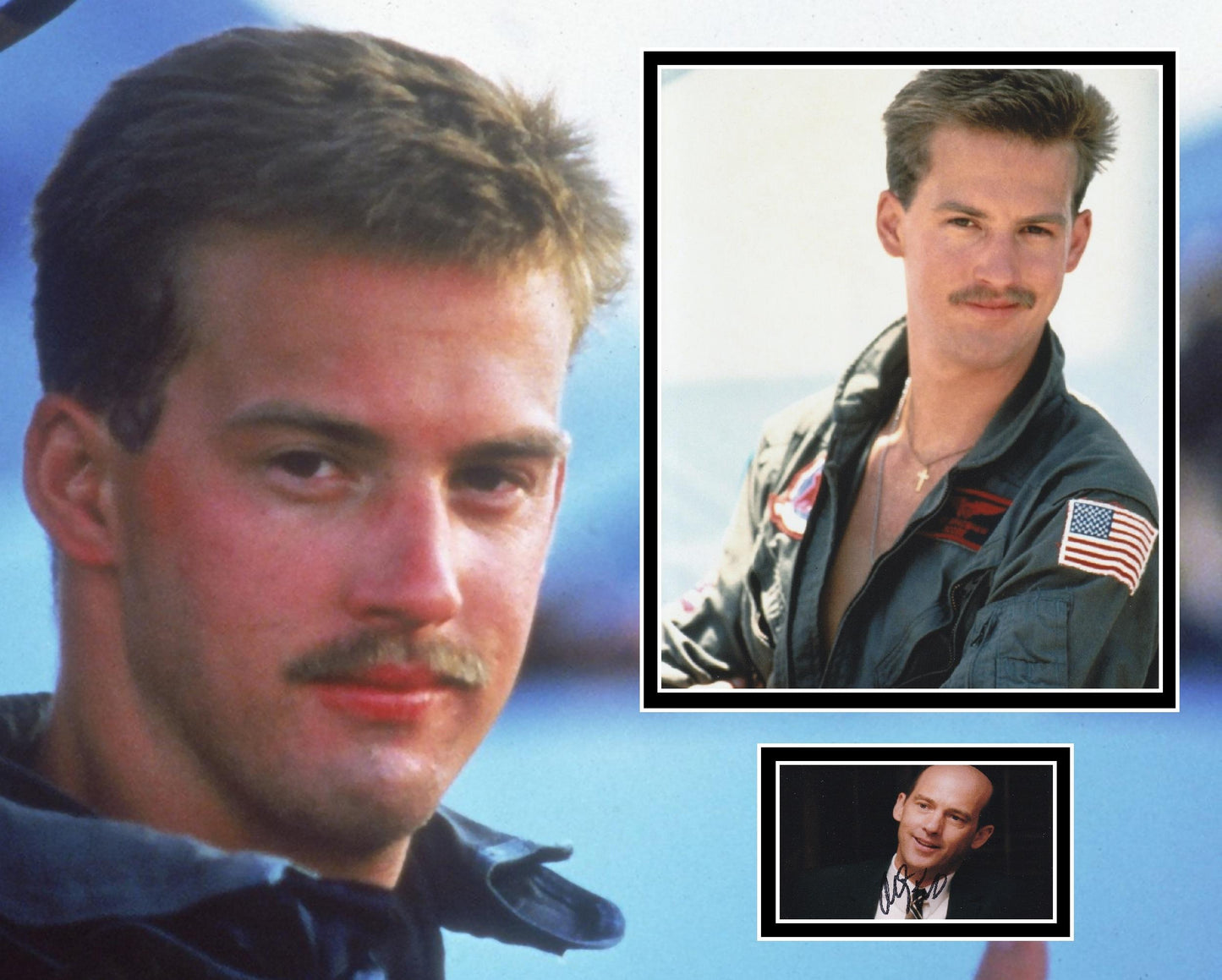 ANTHONY EDWARDS SIGNED TOP GUN PHOTO MOUNT