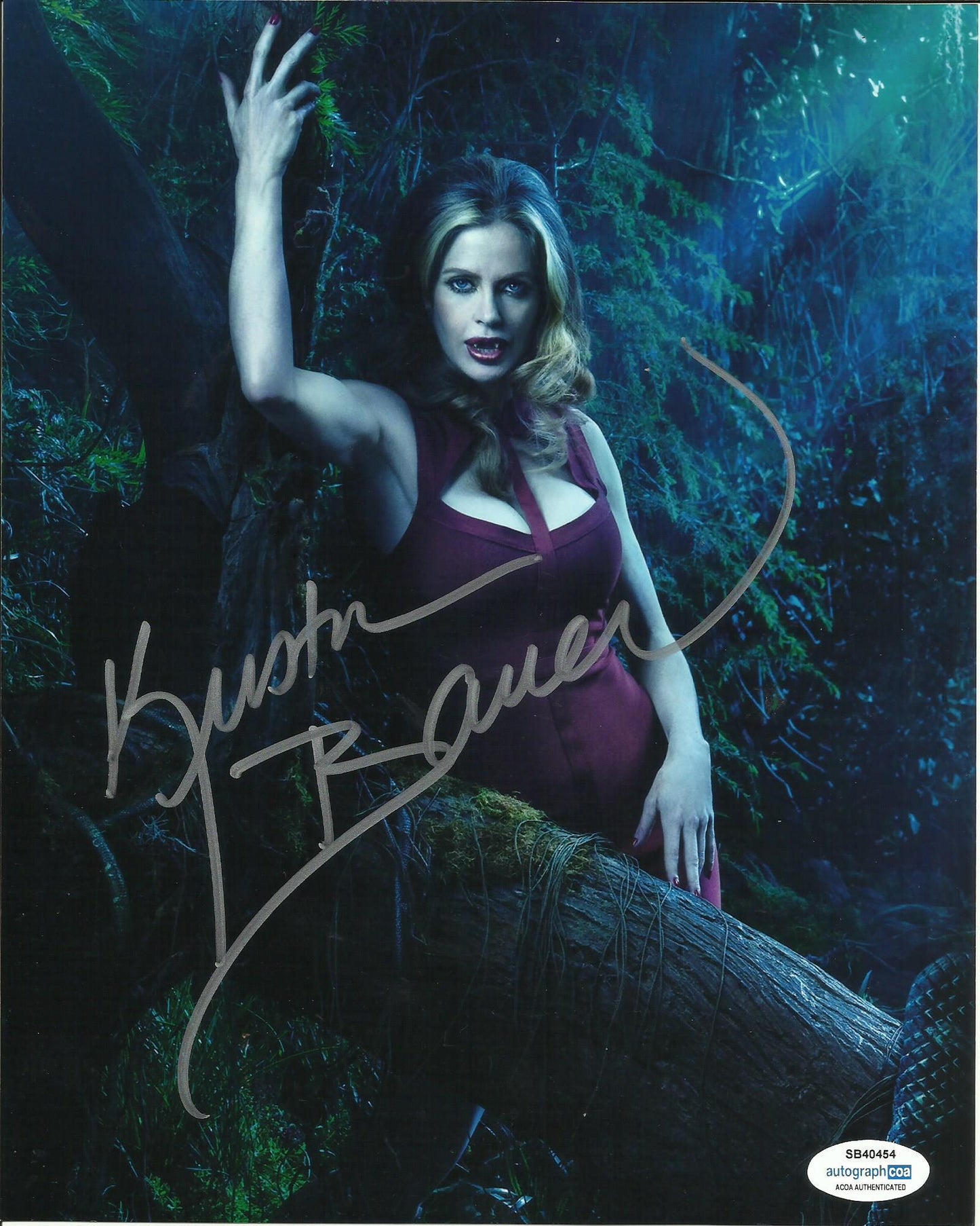 KRISTIN BAUER VAN STRATEN SIGNED SEXY TRUE BLOOD 10X8 PHOTO (4) ALSO ACOA