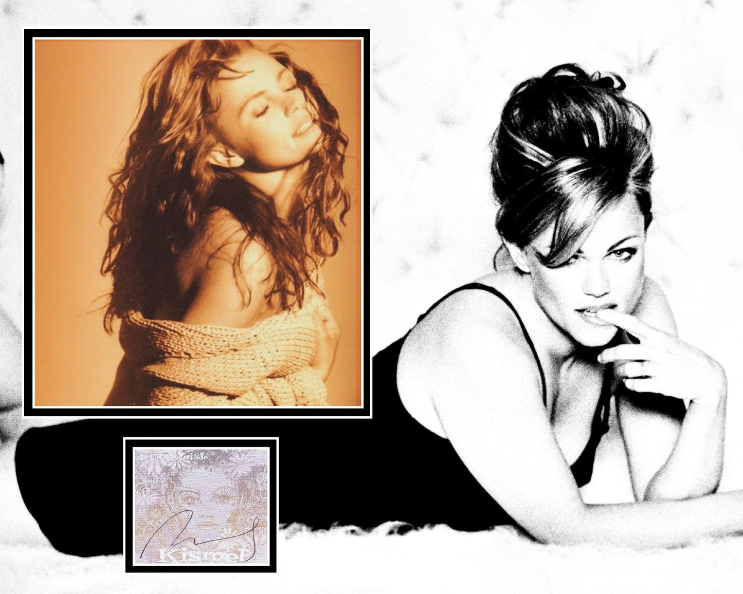BELINDA CARLISLE SIGNED PHOTO MOUNT