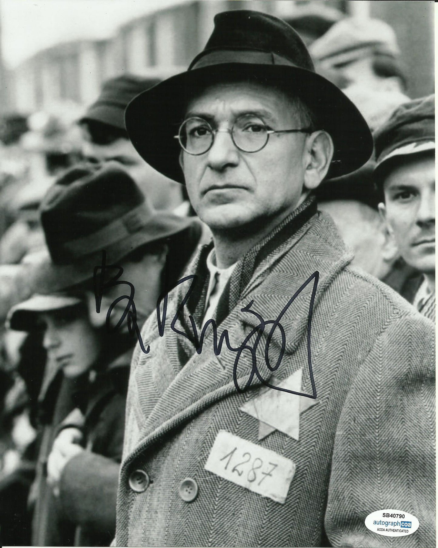 BEN KINGSLEY SIGNED SCHLINDERS LIST 8X10 PHOTO (2) ALSO ACOA