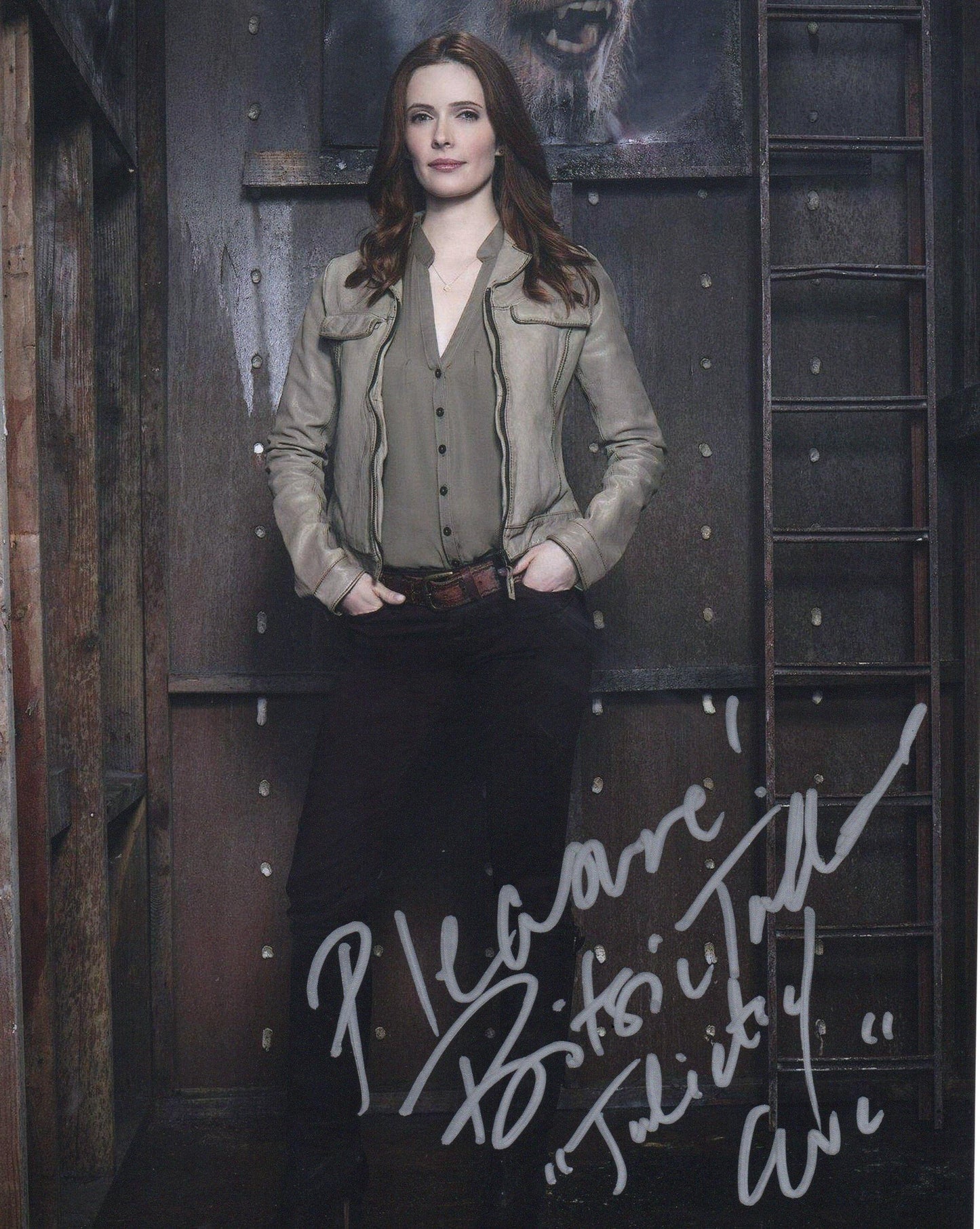 ELIZABETH BITSIE TULLOCH SIGNED GRIMM 10X8 PHOTO (1)