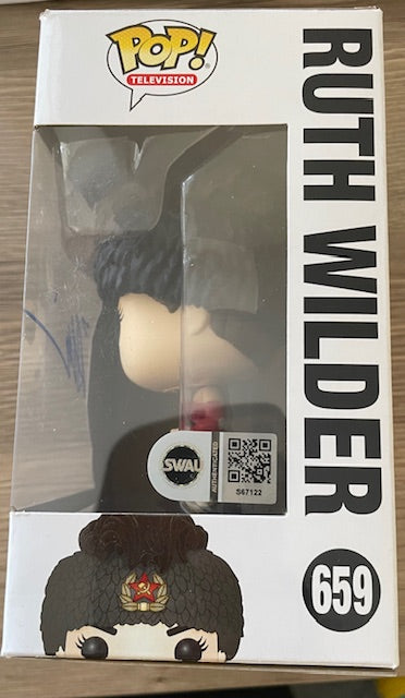 ALISON BRIE SIGNED RUTH WILDER GLOW FUNKO POP ALSO SWAU