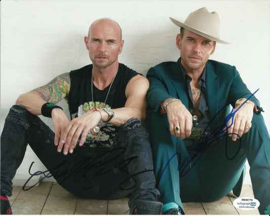 BROS MATT AND LUKE SIGNED 8X10 PHOTO ALSO ACOA (2)