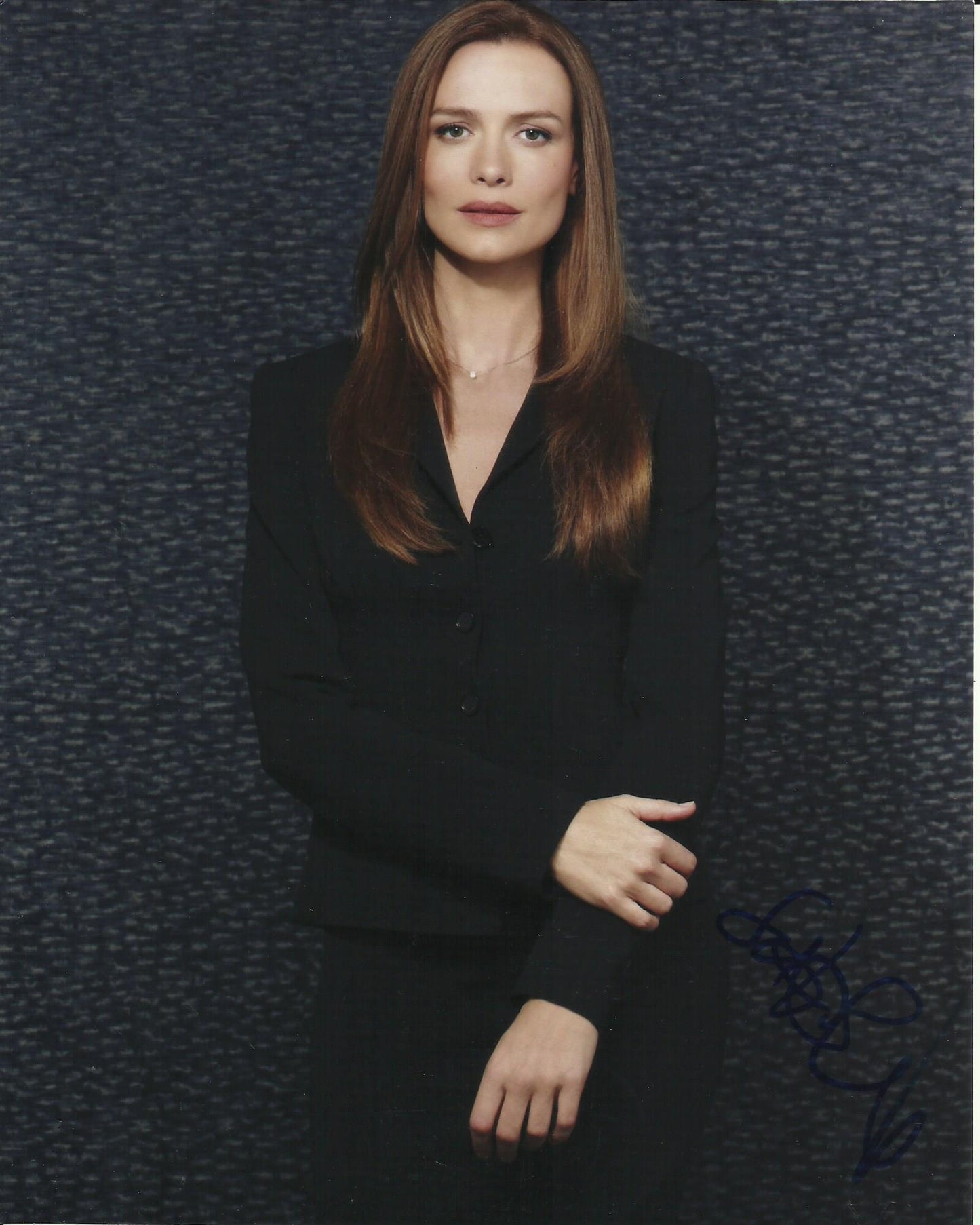 SAFFRON BURROWS SIGNED SEXY 10X8 PHOTO (1)