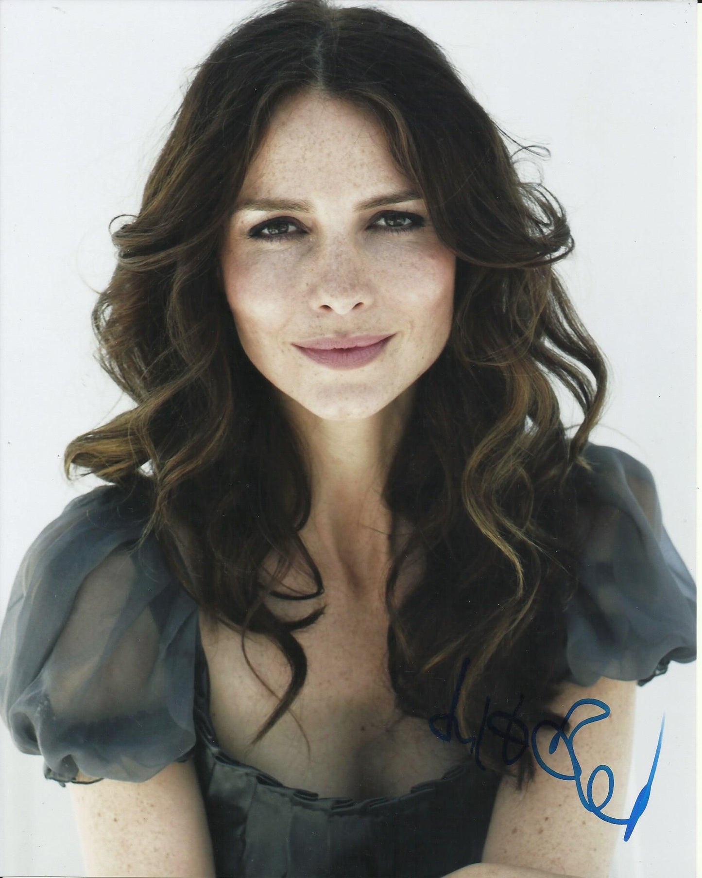 SAFFRON BURROWS SIGNED SEXY 10X8 PHOTO (2)