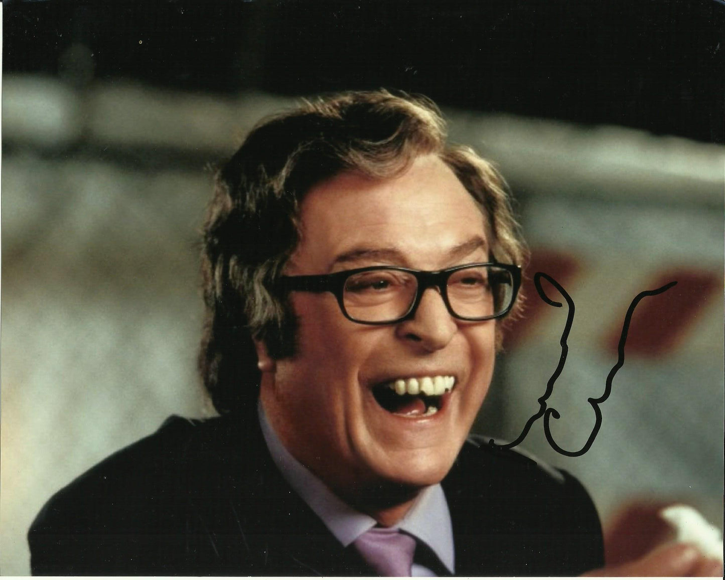 MICHAEL CAINE SIGNED AUSTIN POWERS 8X10 PHOTO
