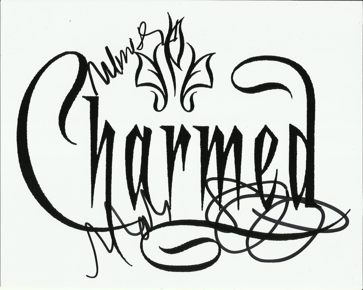 CHARMED SIGNED CAST 8X10 PHOTO