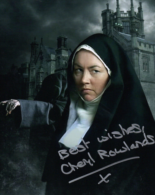 CHERYL ROWLANDS SIGNED DR WHO 10X8 PHOTO (1)