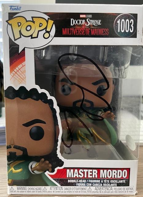 CHIWETEL EJIOFOR SIGNED MASTER MORDO DR STRANGE FUNKO POP ALSO ACOA