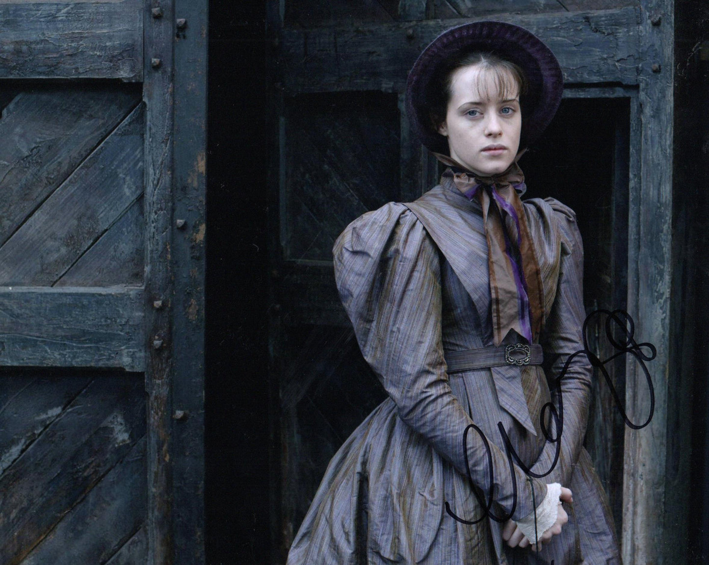 CLAIRE FOY SIGNED LITTLE DORRIT 10X8 PHOTO (3)