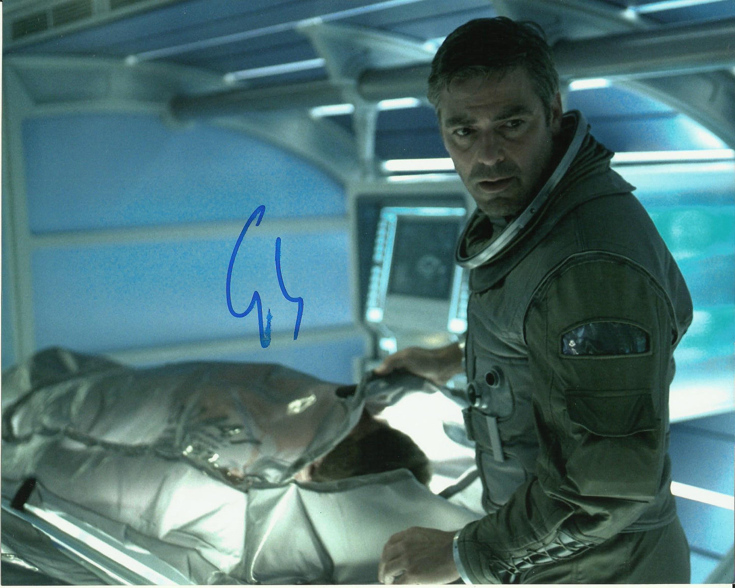GEORGE CLOONEY SIGNED GRAVITY 8X10 PHOTO