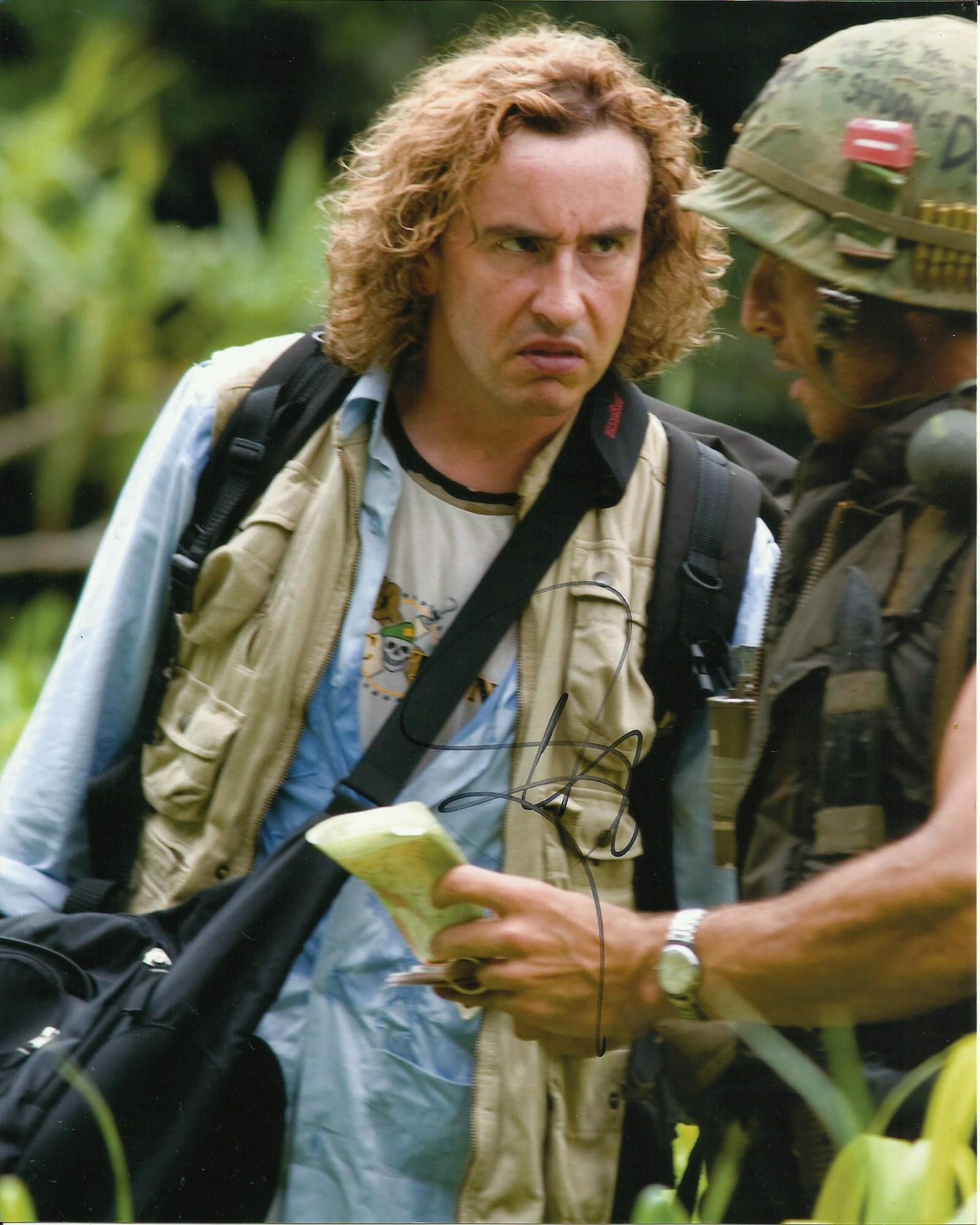 STEVE COOGAN SIGNED TROPIC THUNDER 8X10 PHOTO (2)