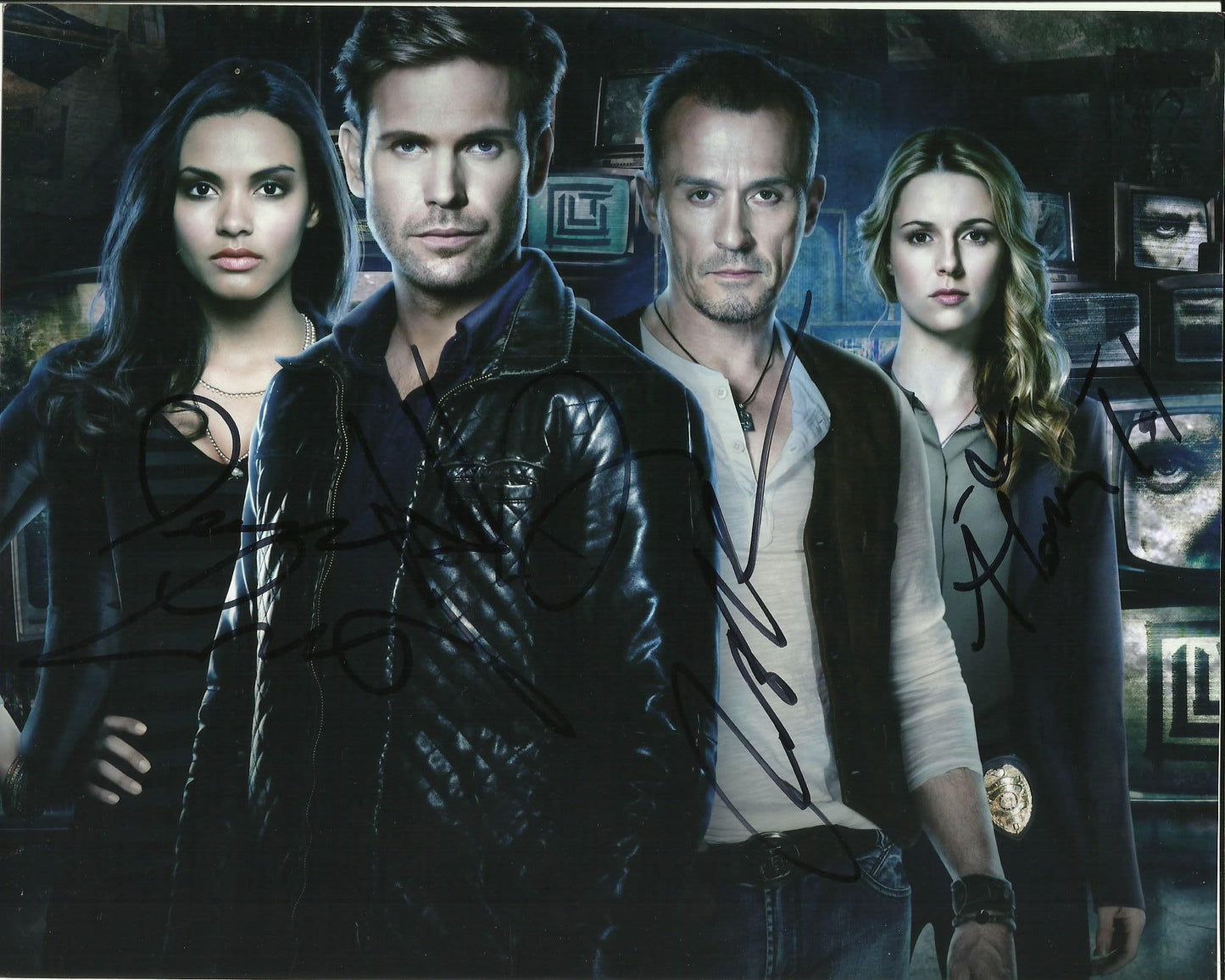 CULT SIGNED CAST 8X10 PHOTO