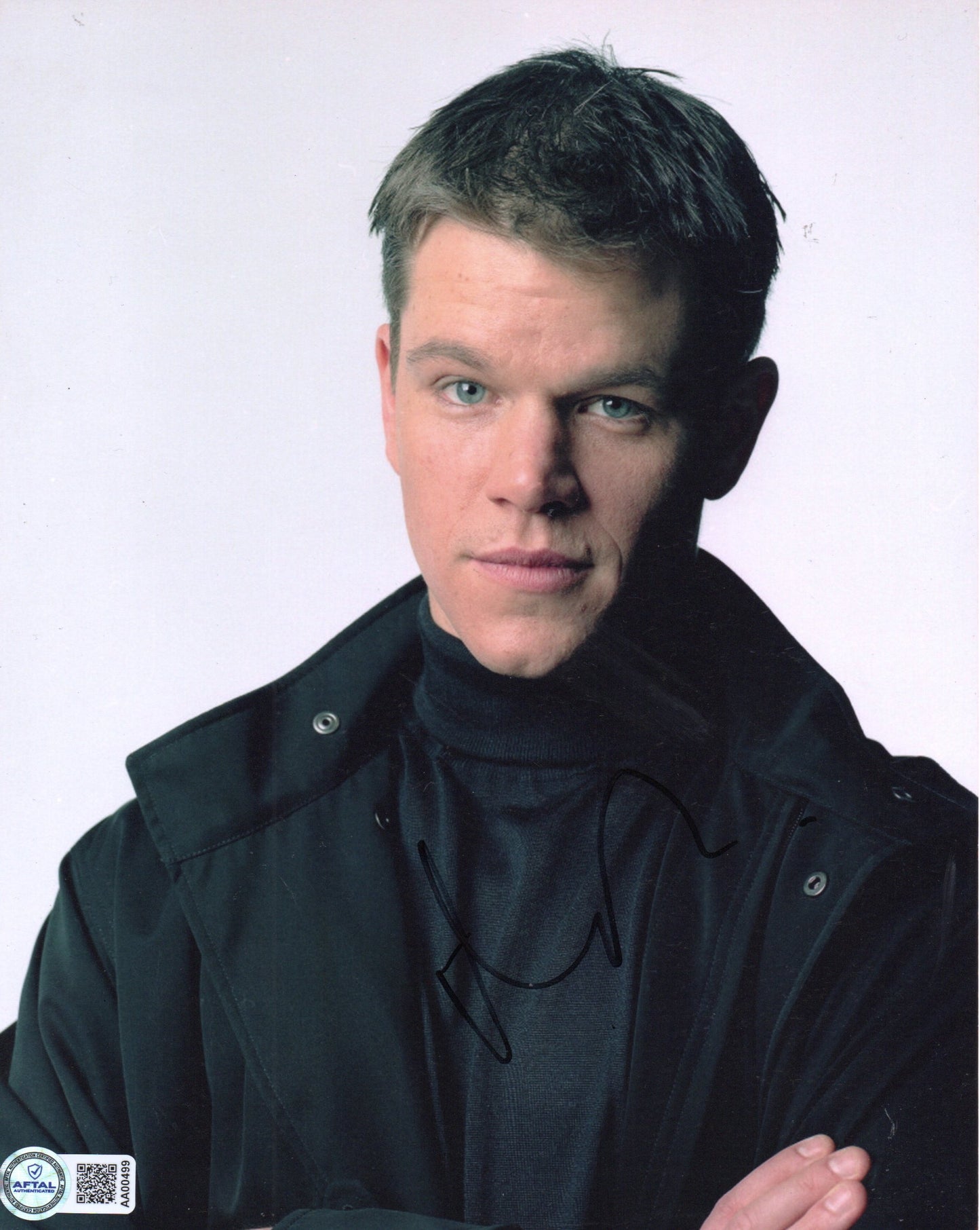 MATT DAMON SIGNED BOURNE 8X10 PHOTO (3) ALSO AFTAL AUTHENTICATION