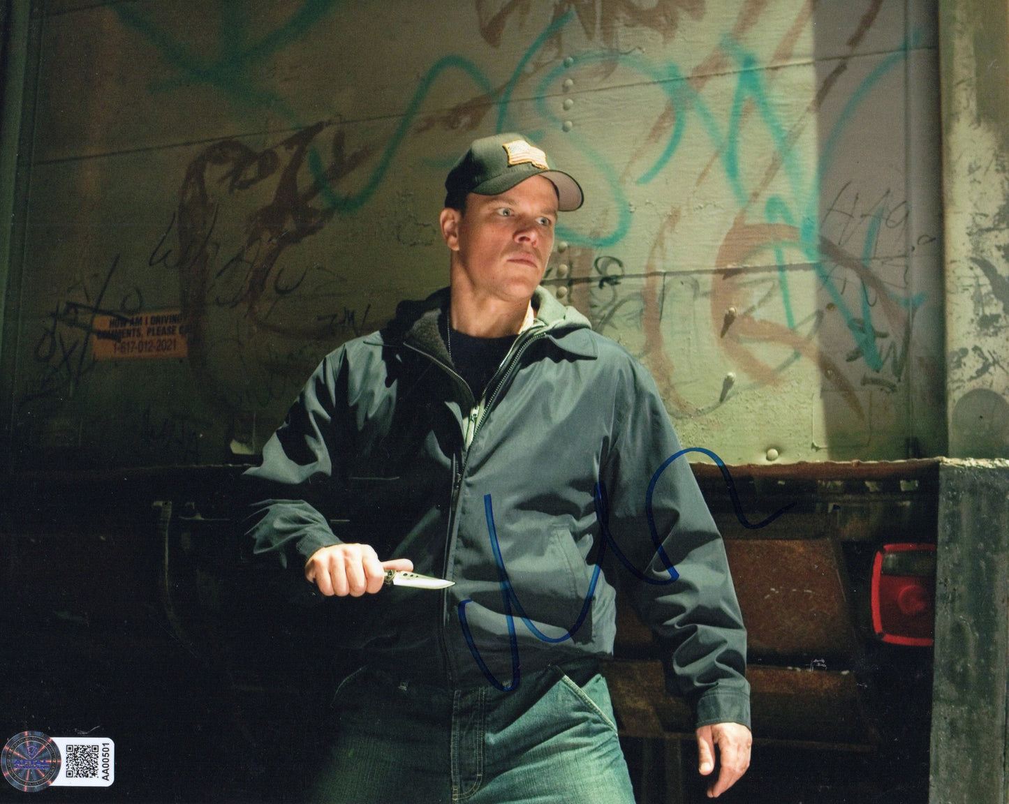 MATT DAMON SIGNED THE DEPARTED 8X10 PHOTO ALSO AFTAL AUTHENTICATION