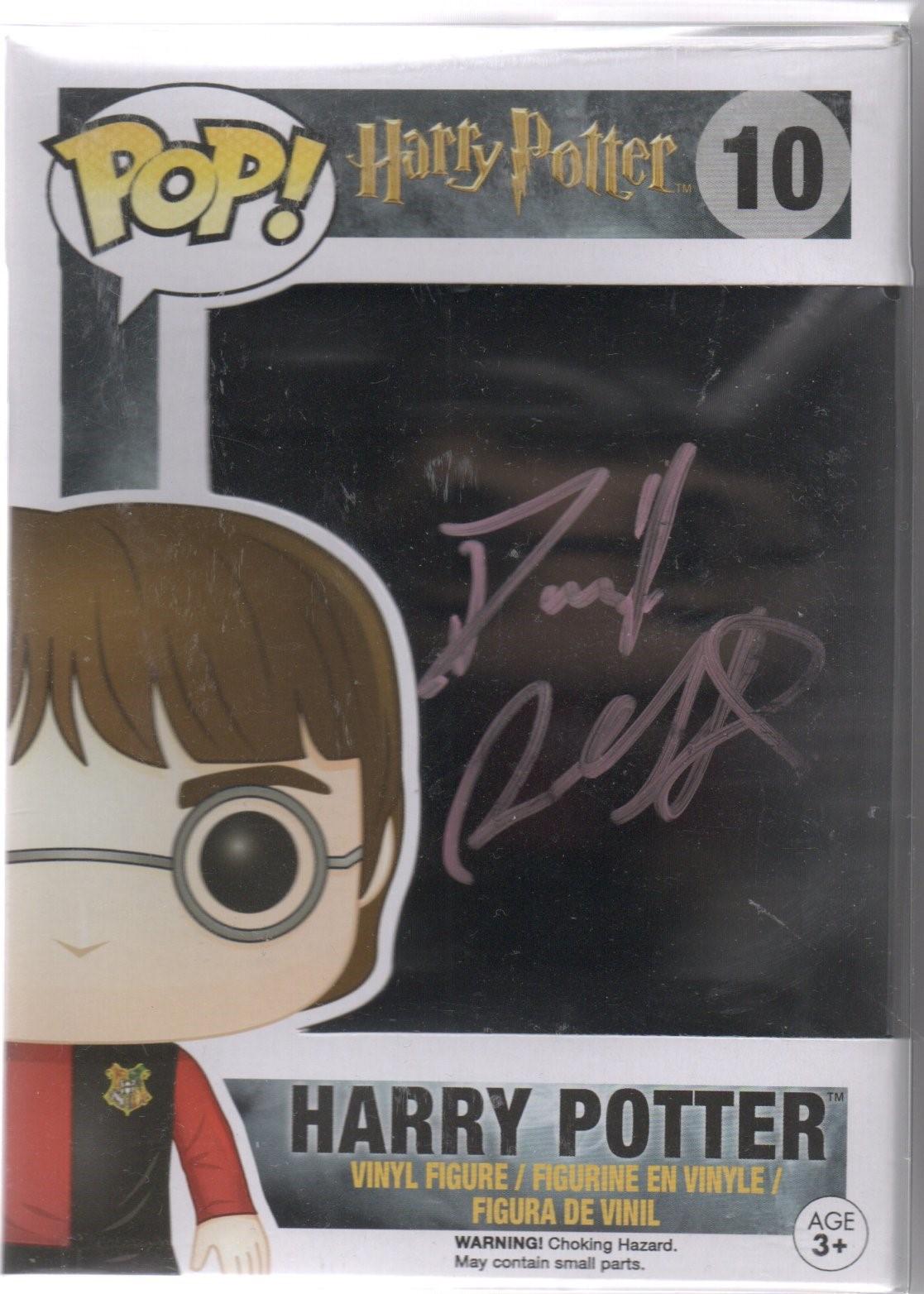 DANIEL RADCLIFFE SIGNED HARRY POTTER FUNKO POP ALSO BECKETT  (1)