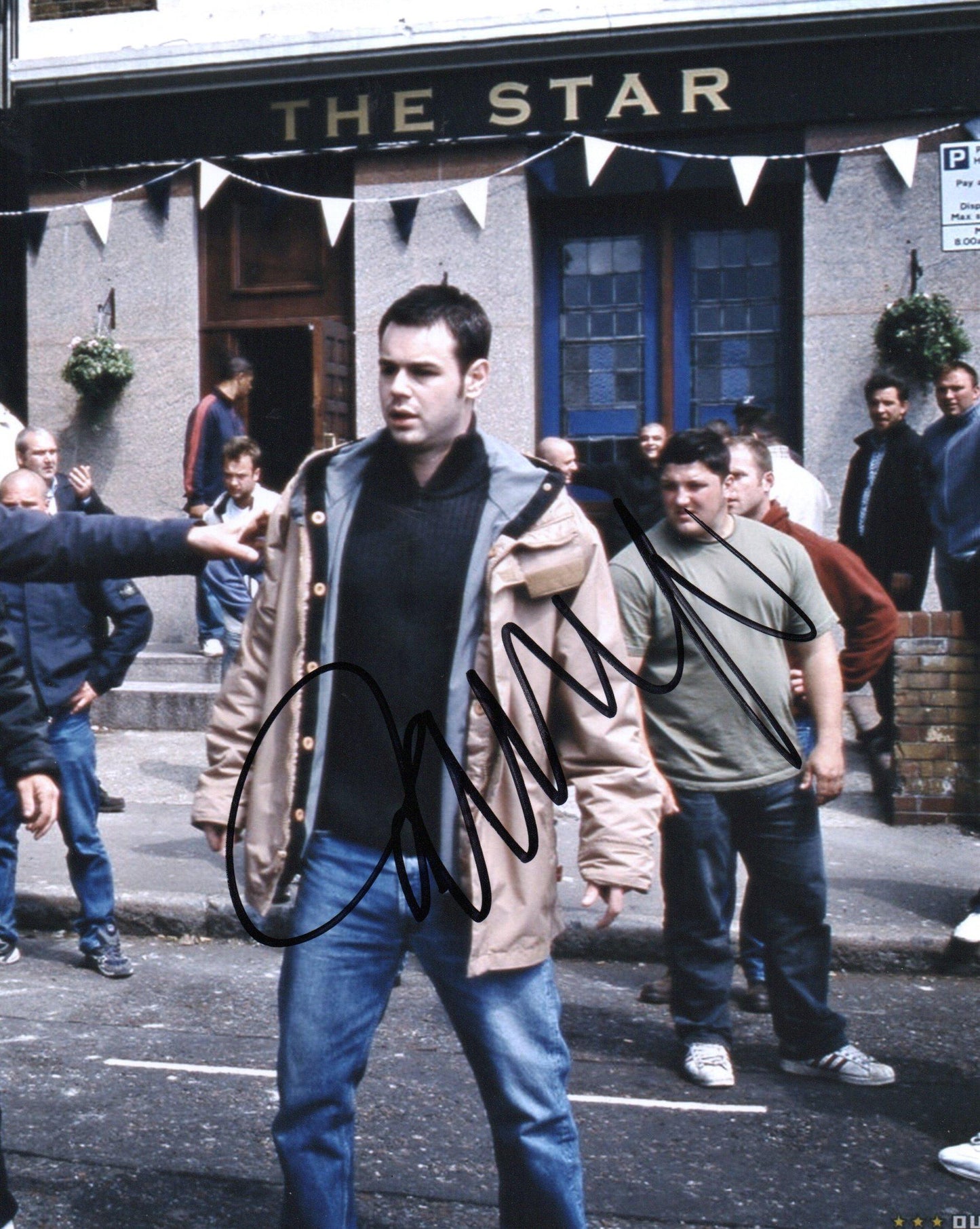 DANNY DYER SIGNED FOOTBALL FACTORY 8X10 PHOTO