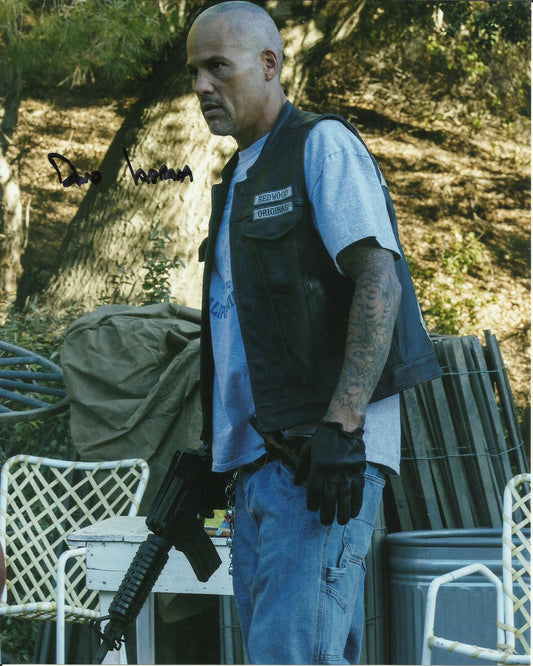 DAVID LABRAVA SIGNED SONS OF ANARCHY 8X10 PHOTO (2)