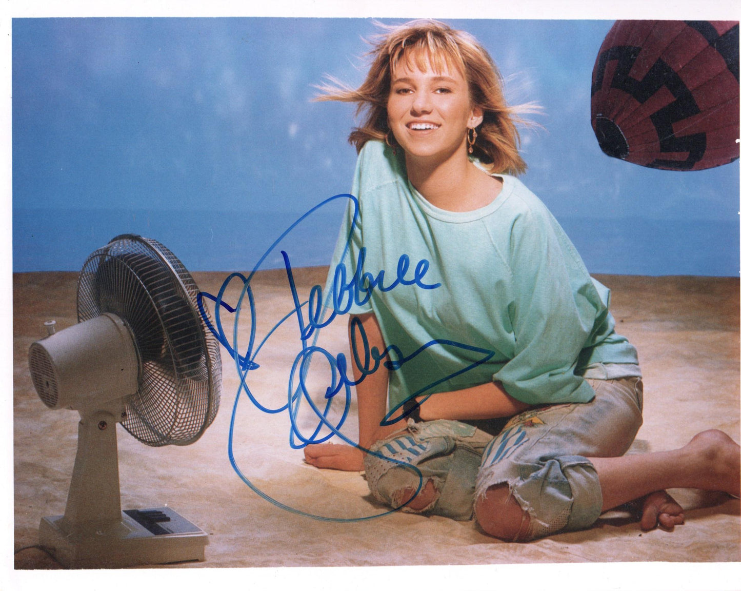 DEBBIE GIBSON SIGNED SEXY 8X10 PHOTO (2)
