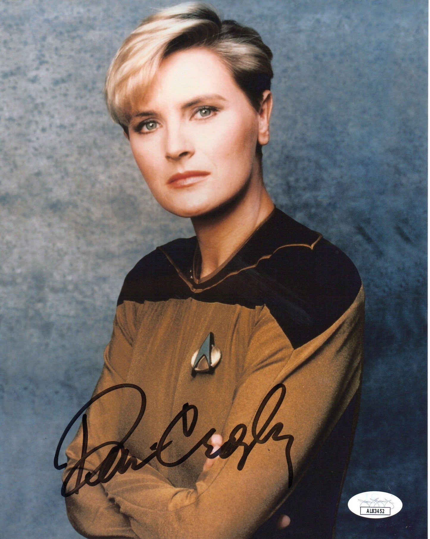 DENISE CROSBY SIGNED STAR TREK 10X8 PHOTO (2) ALSO JSA