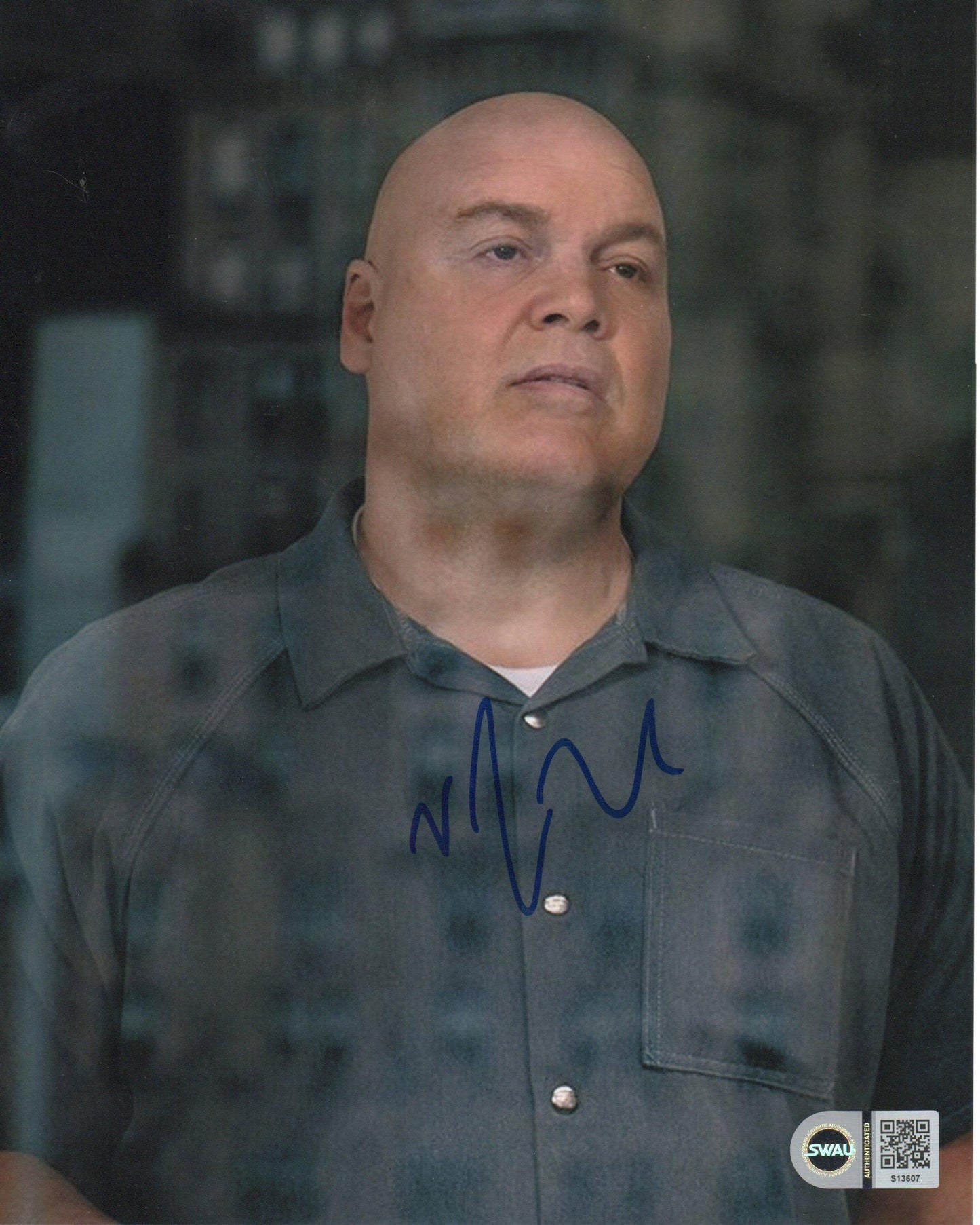 VINCENT D'ONOFRIO SIGNED DAREDEVIL 8X10 PHOTO (1) ALSO SWAU