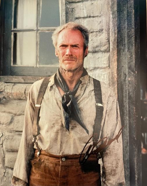CLINT EASTWOOD SIGNED UNFORGIVEN 14X11 PHOTO (1) ALSO ACOA