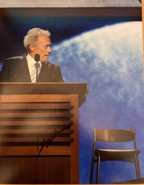 CLINT EASTWOOD SIGNED AWARDS 14X11 PHOTO (1) ALSO ACOA