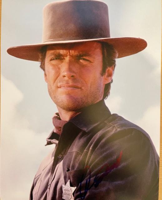 CLINT EASTWOOD SIGNED WESTERN 14X11 PHOTO (1) ALSO ACOA